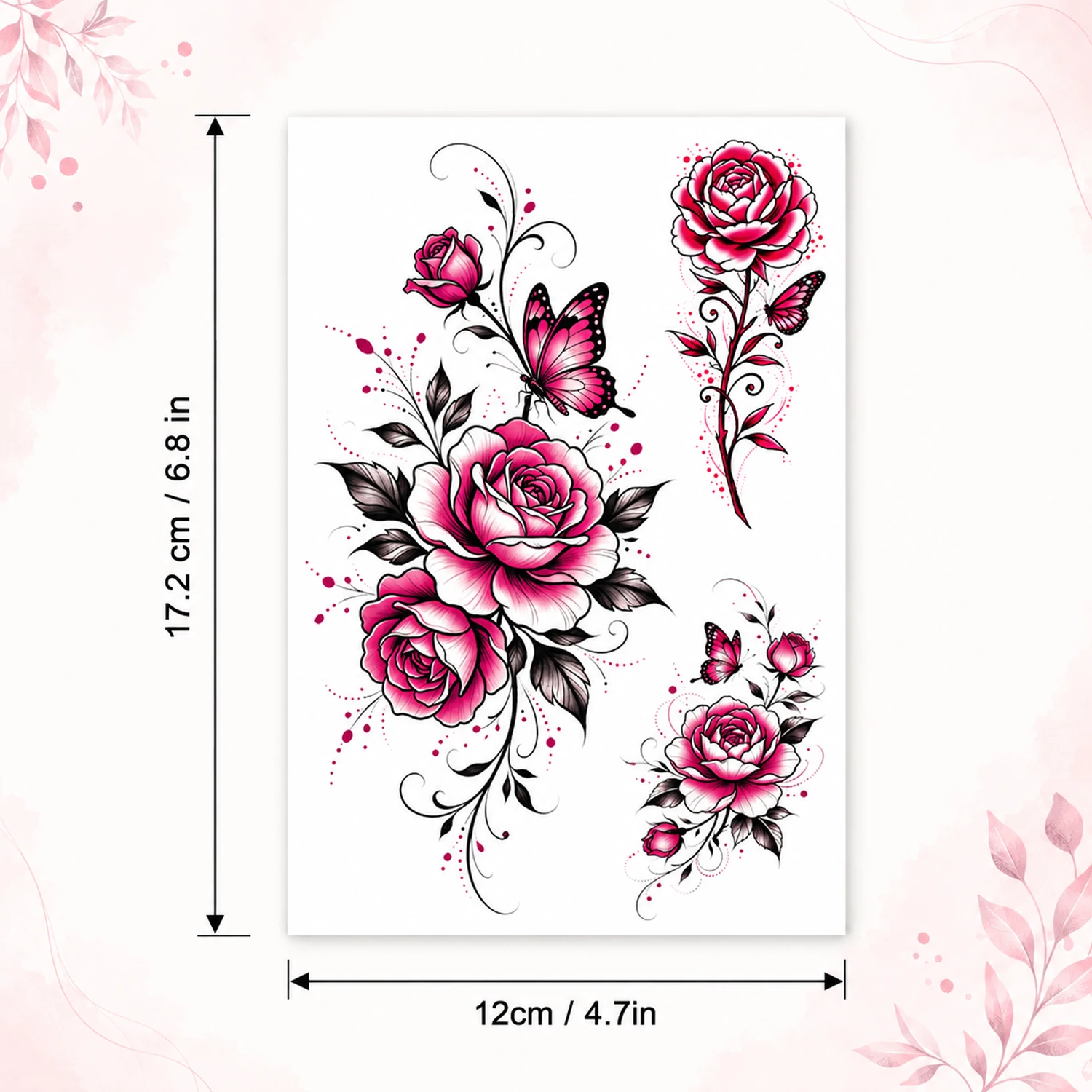 8 Sheets Beautiful Butterfly F - đánh giá và giá Body Jewelry Tattoo
