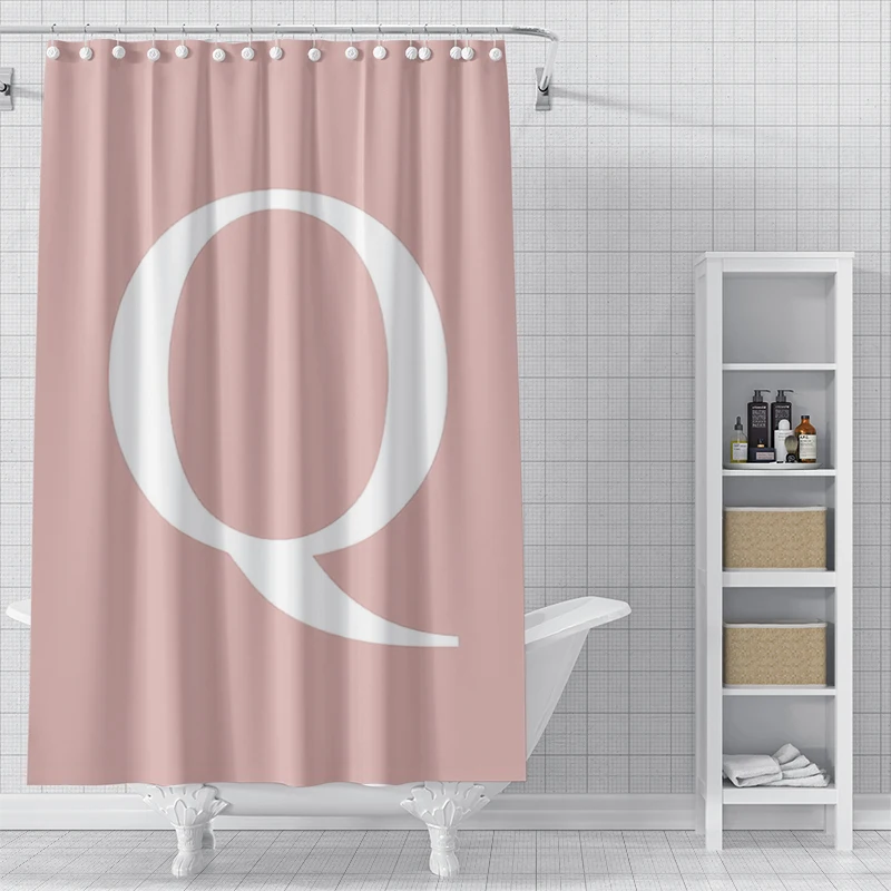 Home decor 26 letter shower curtains for bathroom waterproof fabric bathroom Curtains modern shower curtain 180x200 240x200