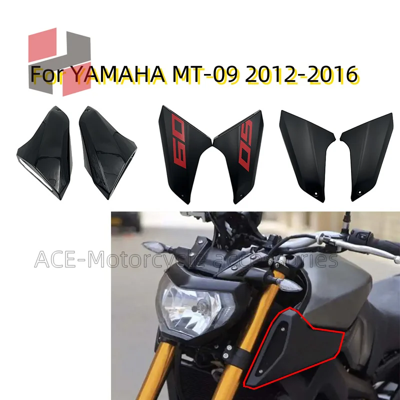 

MT 09 FZ 09 Motorcycle Side Tank Fairing Air Intake Cover Panel For Yamaha MT09 FZ09 FZ-09 MT-09 2012 2013 2014 2015 2016