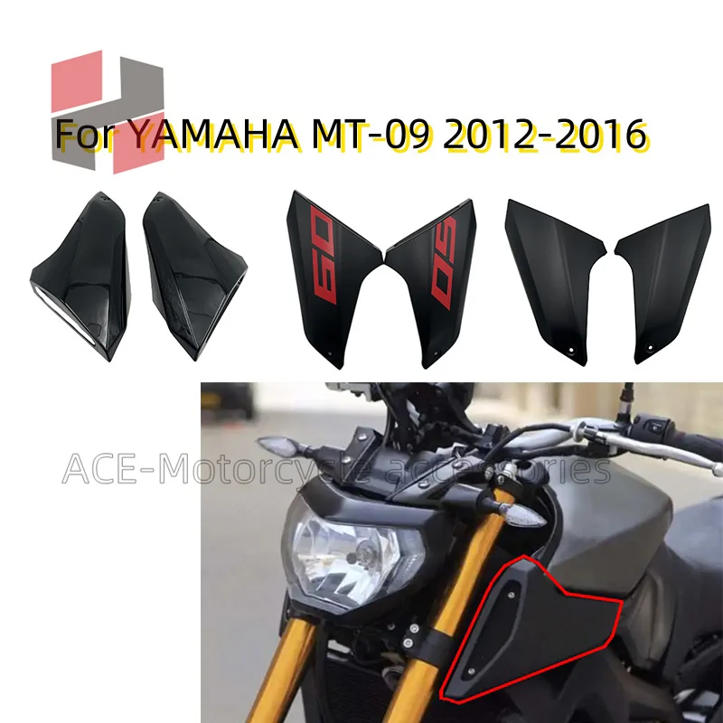 

MT FZ 09 Motorcycle Side Tank Fairing Air Intake Cover Panel For Yamaha MT09 FZ09 FZ-09 MT-09 2012 2013 2014 2015 2016