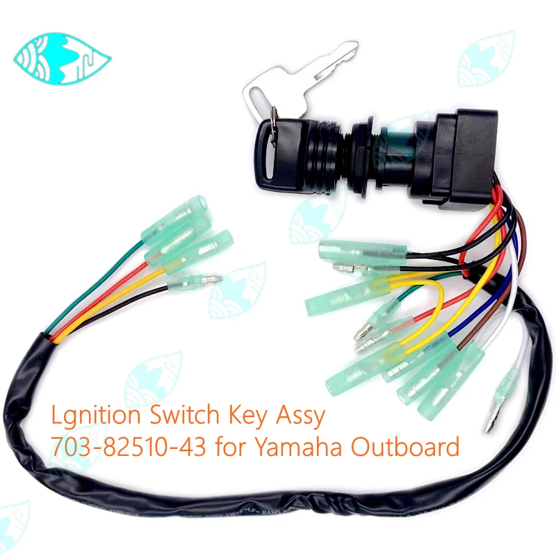 

Lgnition Switch Key Assy 703-82510-43 for Yamaha Outboard Motor 2 Stroke Control Box 703-82510 Boat Accessories