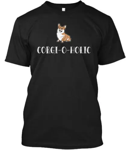 Corgi-o-holic T-Shirt Made in the USA Size S to 5XL