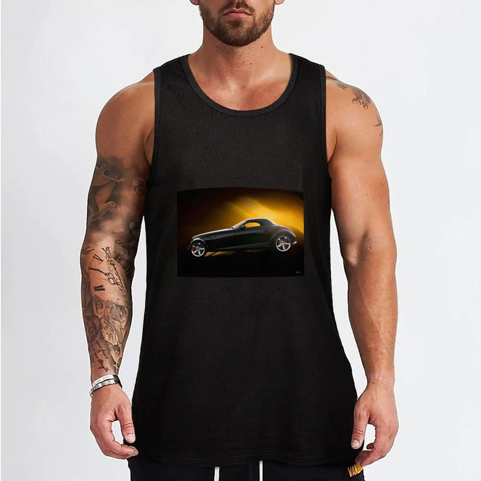 2000 Plymouth 'Black Panther' Prowler Tank Top gym clothes men mens gym clothes bodybuilding t shirt