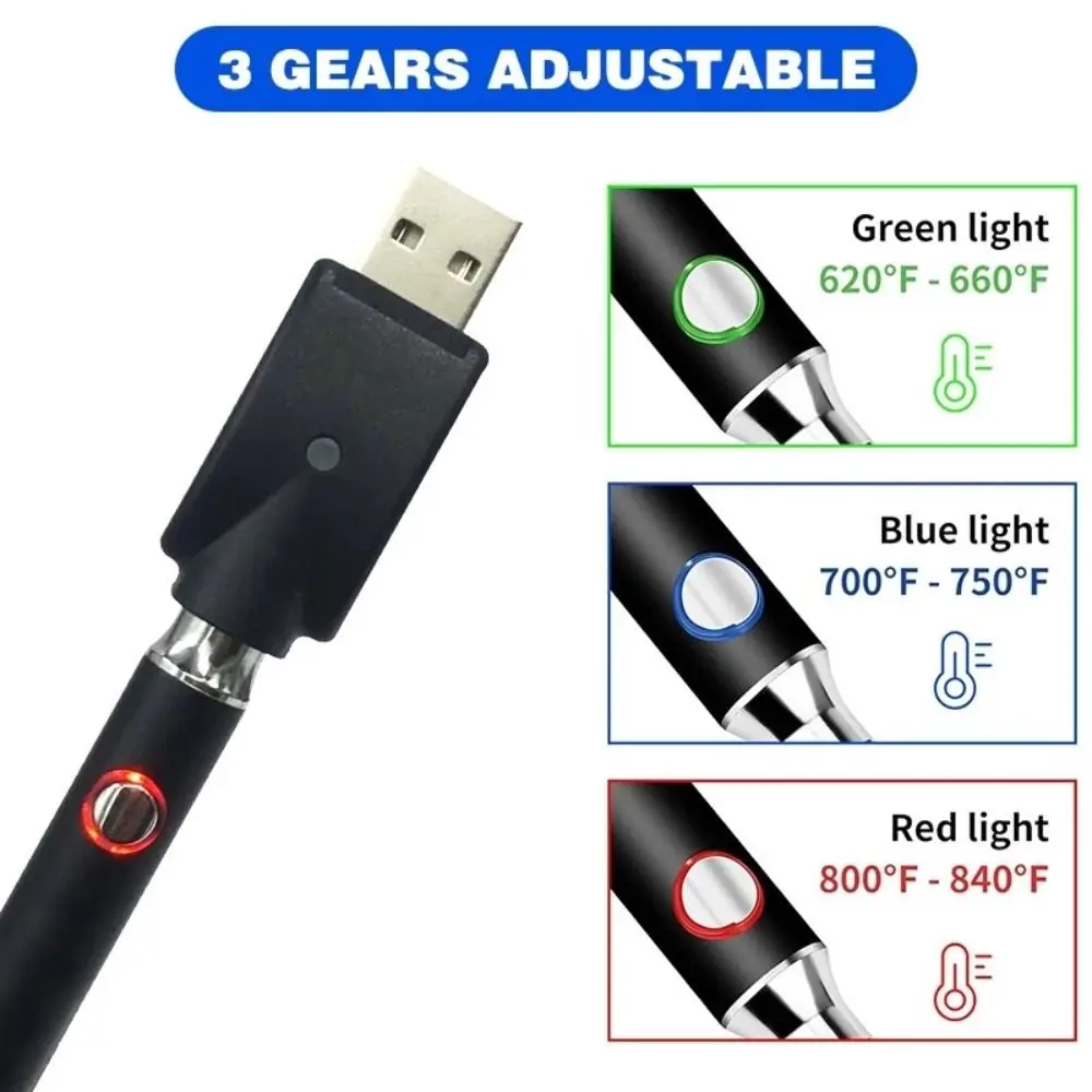 3 Gear Soldering Iron Kit Adjustable Voltage Circuit Repair Smart Power Pen 350mAh Battery Electronic Component