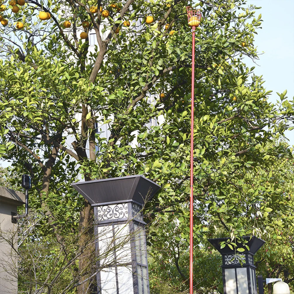

2Pcs Fruit Picker Reacher Jujube Harvester Gardening Tool Lightweight Apple Peach Pear Persimmon chard Worker