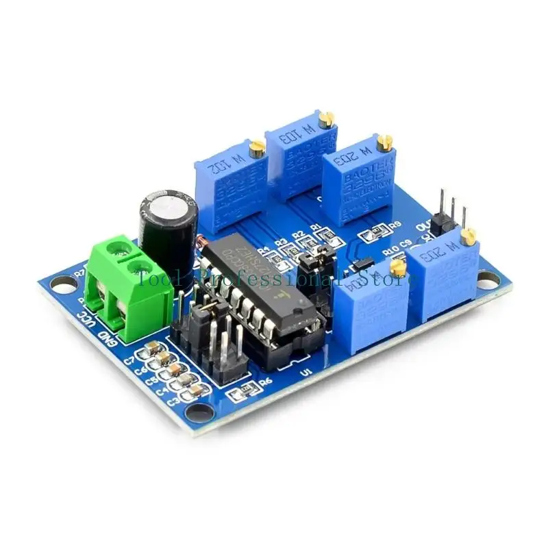 57QF Circuit Test Board with Three Output Types, Open Wiring Layout, ICL8038 Waveform Signals Generator Module for Learning