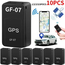 1-10PCS GF-07 GPS Tracker Car Real Time Tracking Vehicle Anti-Theft Pets Children Anti-lost Mini Locator SIM Message Positioner