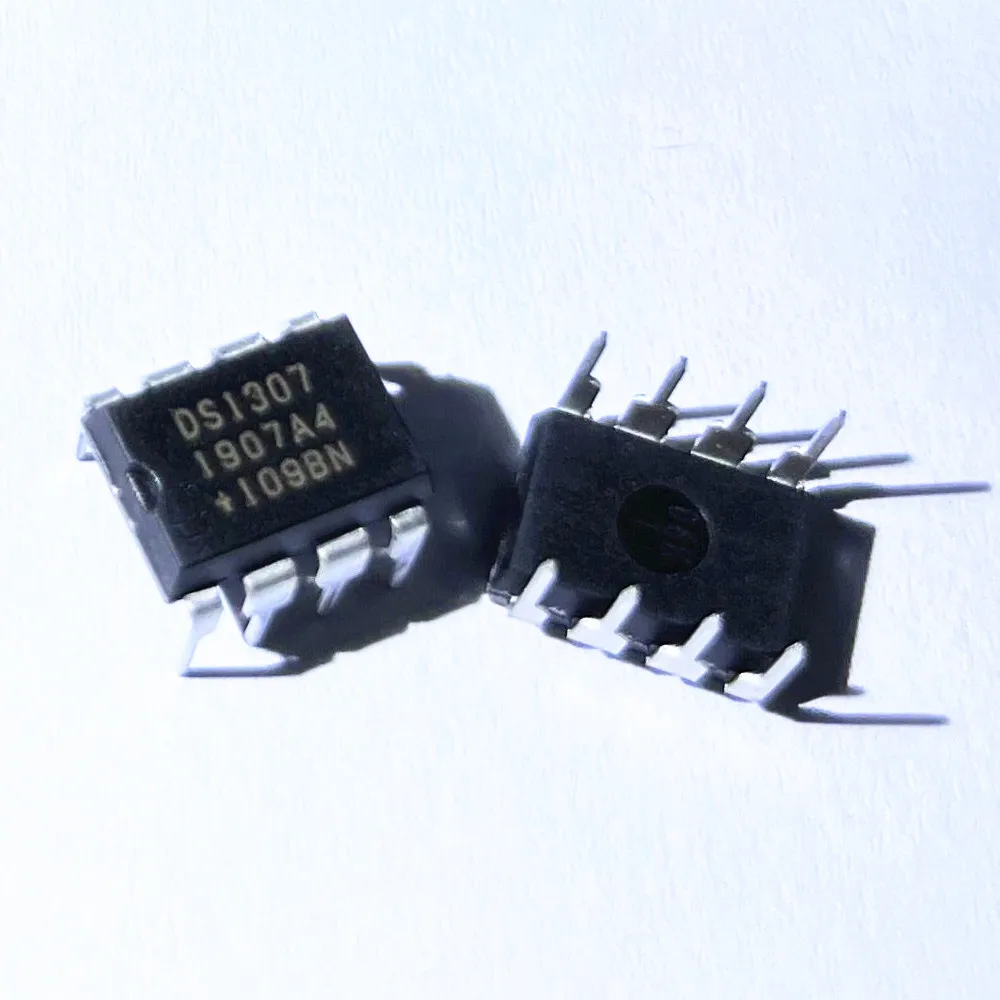 100 PCS DS1307 DIP-8 1307 64 x 8, Serial, I2C Real-Time Clock