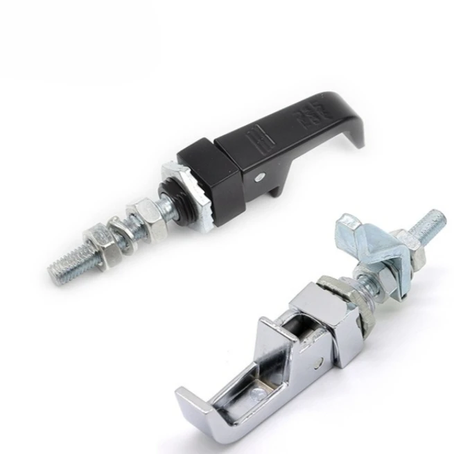 L-shaped single-point compression handle lock rotary tongue lock small multi-change lock