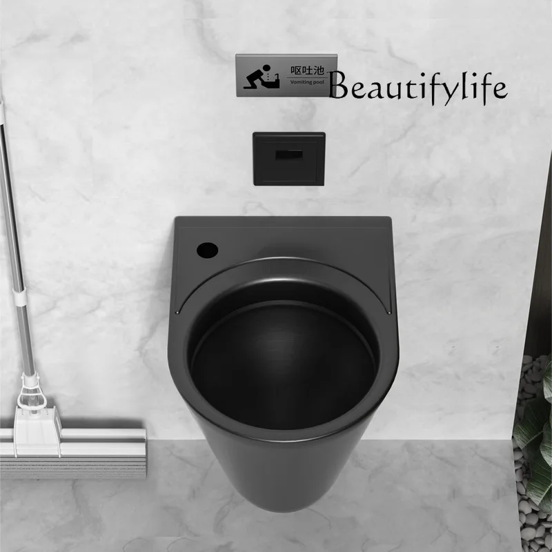 Piscina de vómitos de acero inoxidable 304, bar, club nocturno, lavabo de enjuague comercial montado en la pared, artefacto de vino, lavabo vómingo, creatividad