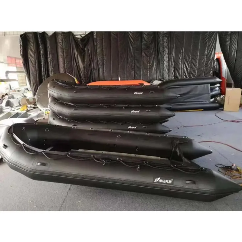 12-Person Aluminum Oars PVC Portable Inflatable Raft Boat for Surfing Sport Tender Dinghy