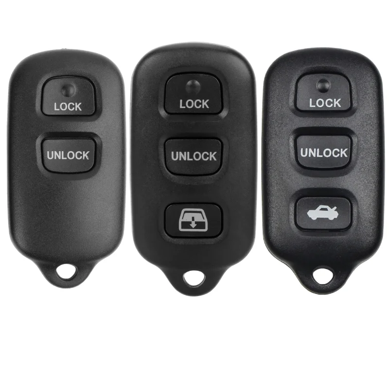 

2/3 кнопки дистанционного ключа без ключа, чехол для ключа автомобиля для Toyota 1999-2009 4runner / 2001-2008 Sequoia 4Runner Camry Corolla Prius R
