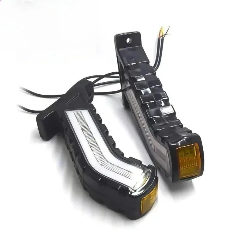

2 Pcs Universal for Truck Trailer Lorry 12V 24V Flowing Water Effect Turn Signal Lam LED Side Marker Lights Turn Signal Lamp New