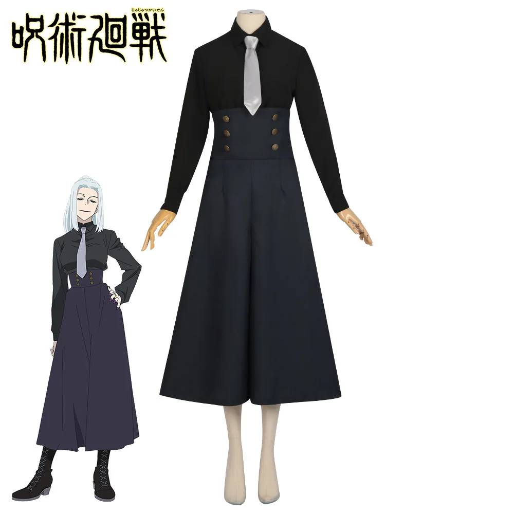 Anime jujutsu kaisen temporada 2 mei mei cosplay traje peruca tóquio camisa alta uniforme conjunto completo mulher halloween carnaval terno