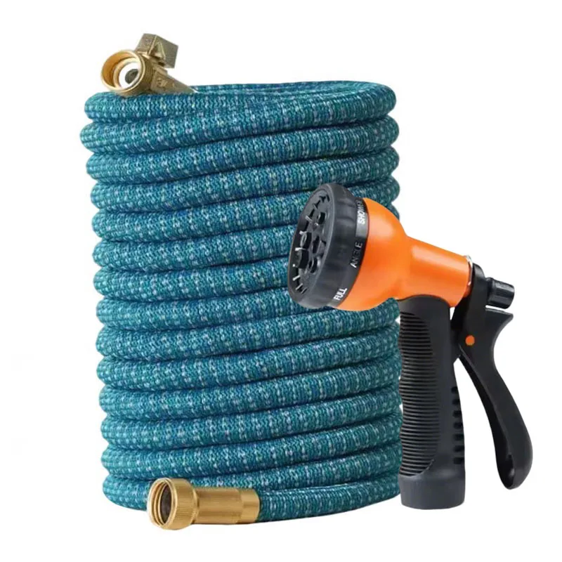 

Садовый телескопический шланг 3X, 8-функциональный регулируемый распылитель для полива сада, подходит для полива сада и уборки, а также для использования в качестве инструмента для уборки.