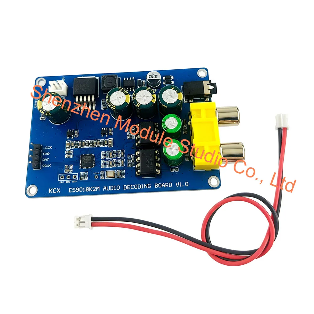 ES9018K2M Audiophile I2S DAC Decoder Board Hi-Fi Audio Module with Dual Op-Amp & Low-Noise Power for Audio DIY