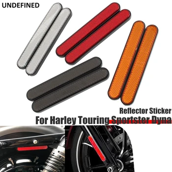 Für Harley Sportster Dyna Universal Motorrad Reflektor Rechteck Satteltasche Latch Abdeckung Front Reflektoren Fall Sicherheit Warnung