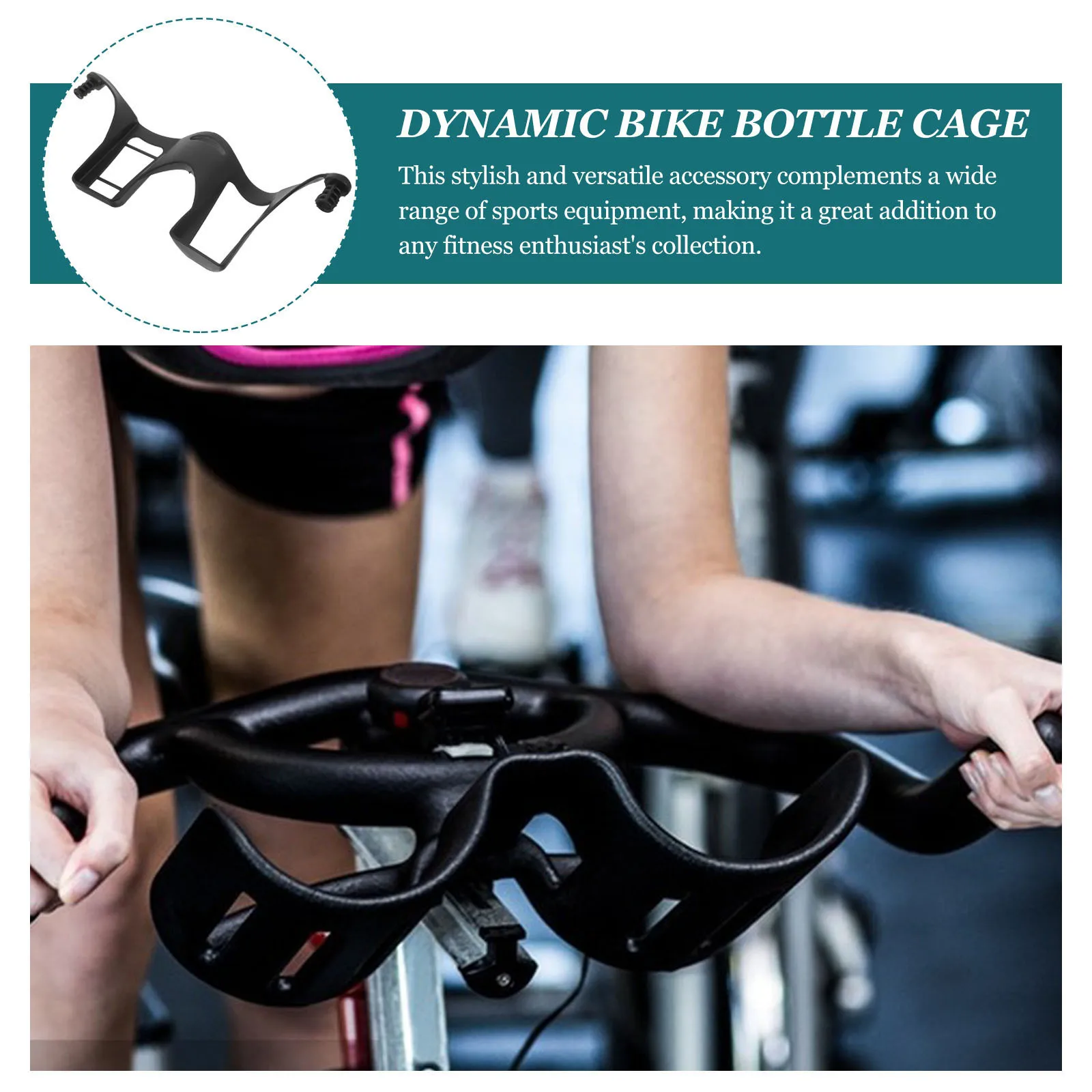 

Dynamic Bike Water Bottle Holder Smartphone Mount Slip-Resistant Lightweight Accessory for Indoor Outdoor Sports