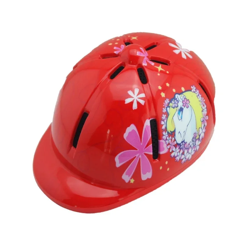 Casco de seguridad para montar a caballo, equipo protector para la cabeza, para ciclistas ecuestres de 2 a 6 aรฑos
