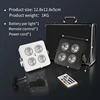 DMX LED 4x18W RGBWA UV 6IN1 カラーバッテリーワイヤレス Led パーライトミニバッテリーパーティーライト 2.4 グラムワイヤレス 6