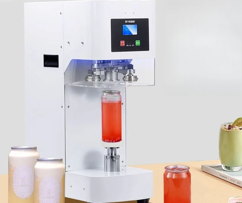 

Fully automatic, can, sealing, milk tea, drinks, sealing, non-rotating, lifting