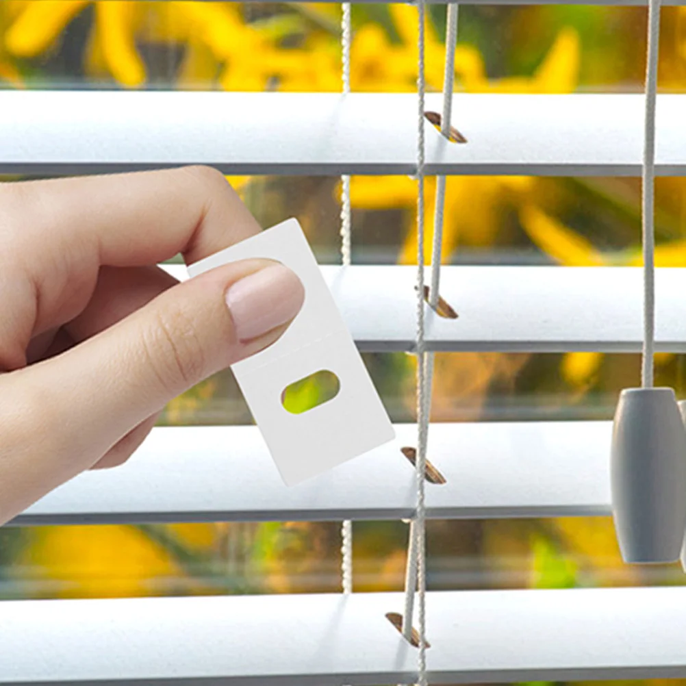 

10pcs Curtain Repair Tabs Pet Vertical Blind Replacement Parts Easy Install No Tools Household Window Blind Fixer