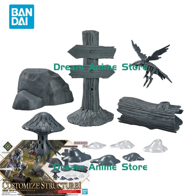 Bandai Originale 30MF 1/144 Modello Anime PERSONALIZZA STRUCTURE1 Action Figure Modello di Montaggio Giocattoli Da Collezione Regali per I Bambini
