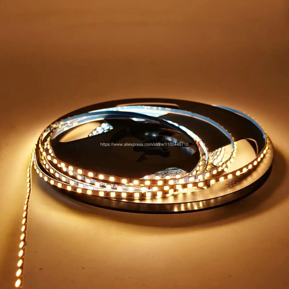 Imagem -06 - Largura Estreita Led Strip Light Fita Flexível Lâmpada de Fita 2835 4040 120leds m 180 Leds m mm mm mm 12v cc 24v 2025 20c