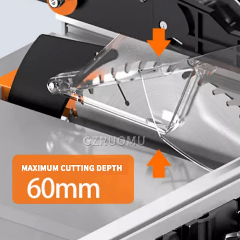 

220V 2000W Table Saw Mini Desktop Electric Saw Cutter Speed Angle Adjustable 45° Cutter for Cutting Tool Woodworking Machine