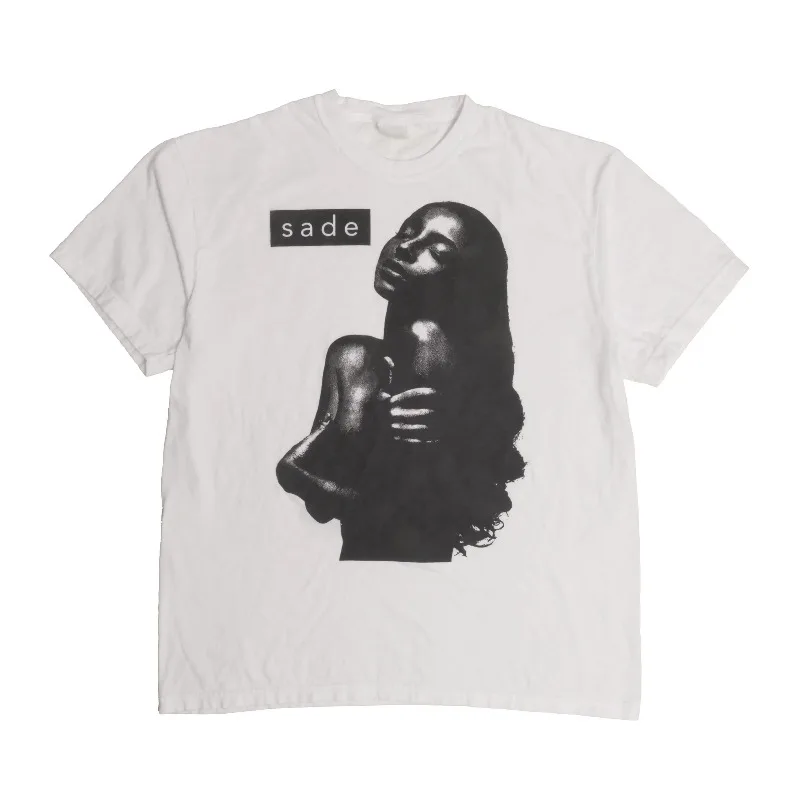 Sade Love Deluxe Singer Band Shirt Retro Unisex T-shirt Summer New Y2K Harajuku Style Retro Casual T-shirt