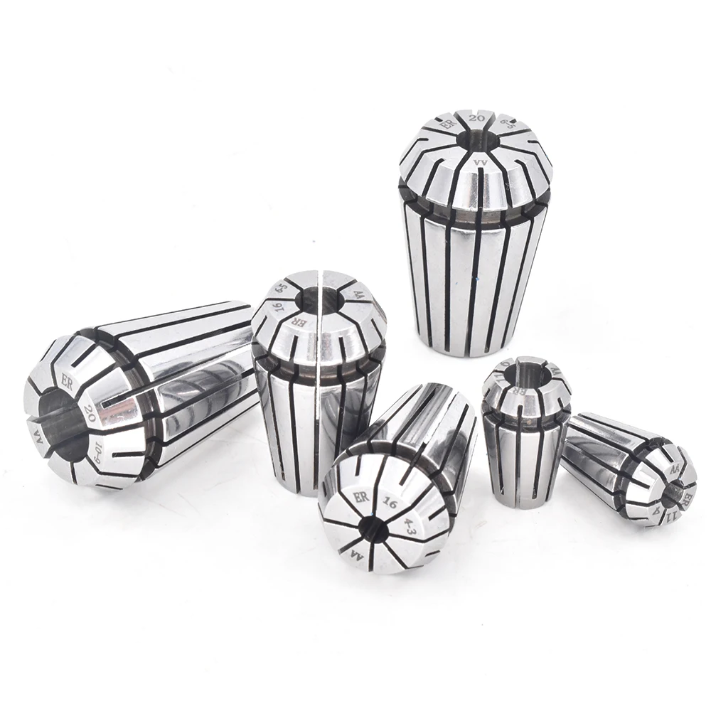 High precision AA grade 1pcs ER16 1-10mm 1/4 1/8 spring collet chuck for CNC machine Milling Lathe Tool machine spindle motor