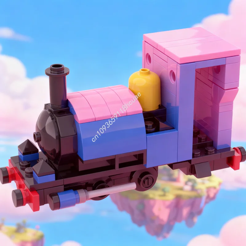 

182pcs MOC Train Talyllyn Blue Model Building Blocks Construction Assemble Toy Christmas Gifts DIY Creative Idea Education Brick