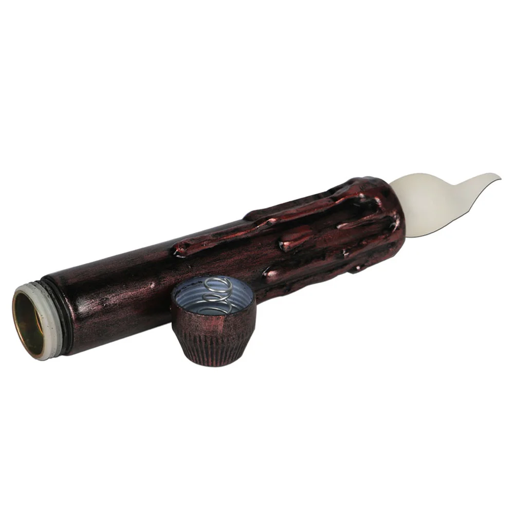 

4Pcs LED Simulation Long Lights Electronic Flameless Taper Candles Lamps Romantic Party Decor Halloween Plastic Bottom