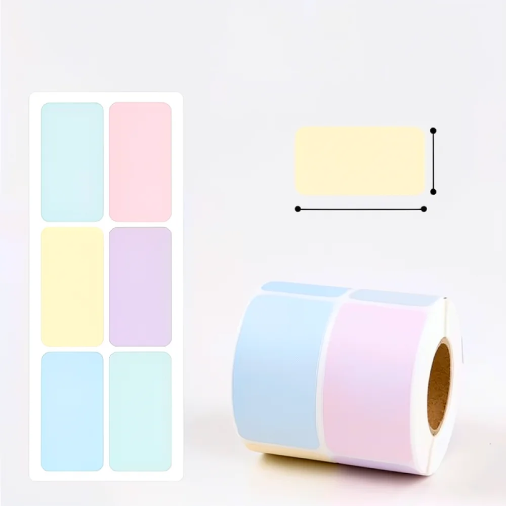 Portable Adhesive Index Tabs Roll Waterproof Sticky Notes For Office School Stationery Filing Classification Tags