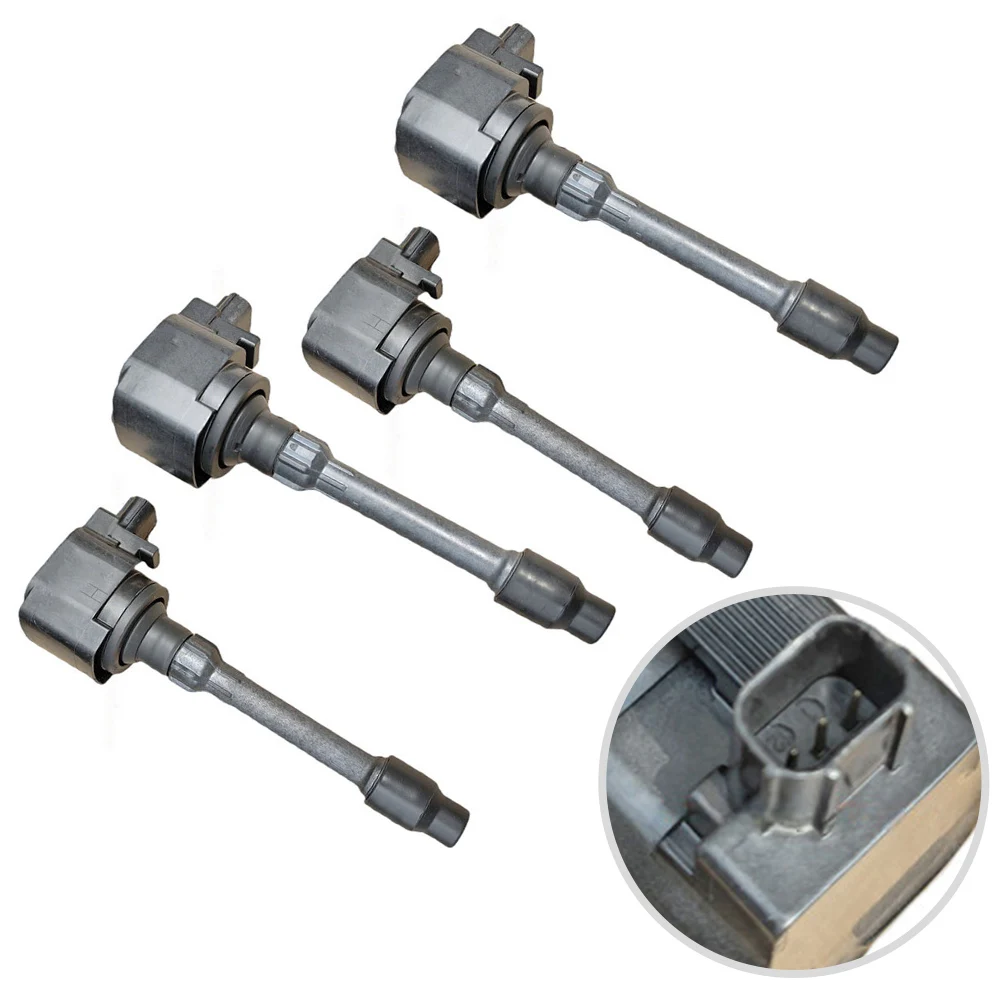 

30520-59B-013 Катушка зажигания из АБС-пластика, замена поврежденных катушек, комплект включает 4 штуки, замена сломанной катушки зажигания.