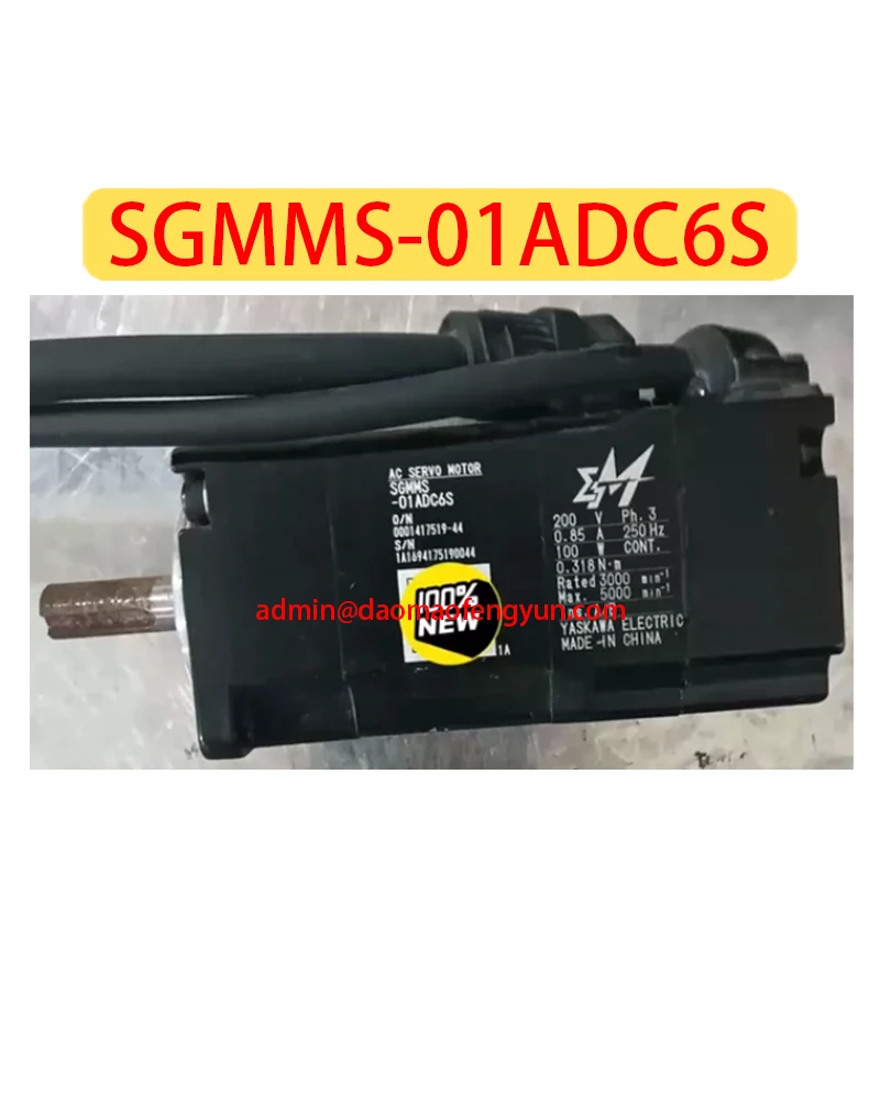 

SGMMS-01ADC6S Used Servo Motor SGMMS 01ADC6S，Fast shipping