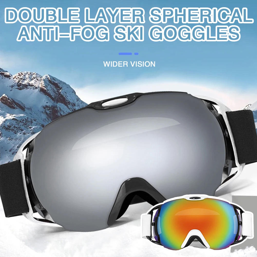 Anti-Fog Ski Goggles Glasses Winter Outdoor Sports Snowboard Skiing Glasses Men Women Snow Snowboard Cycling Goggles Sunglasses