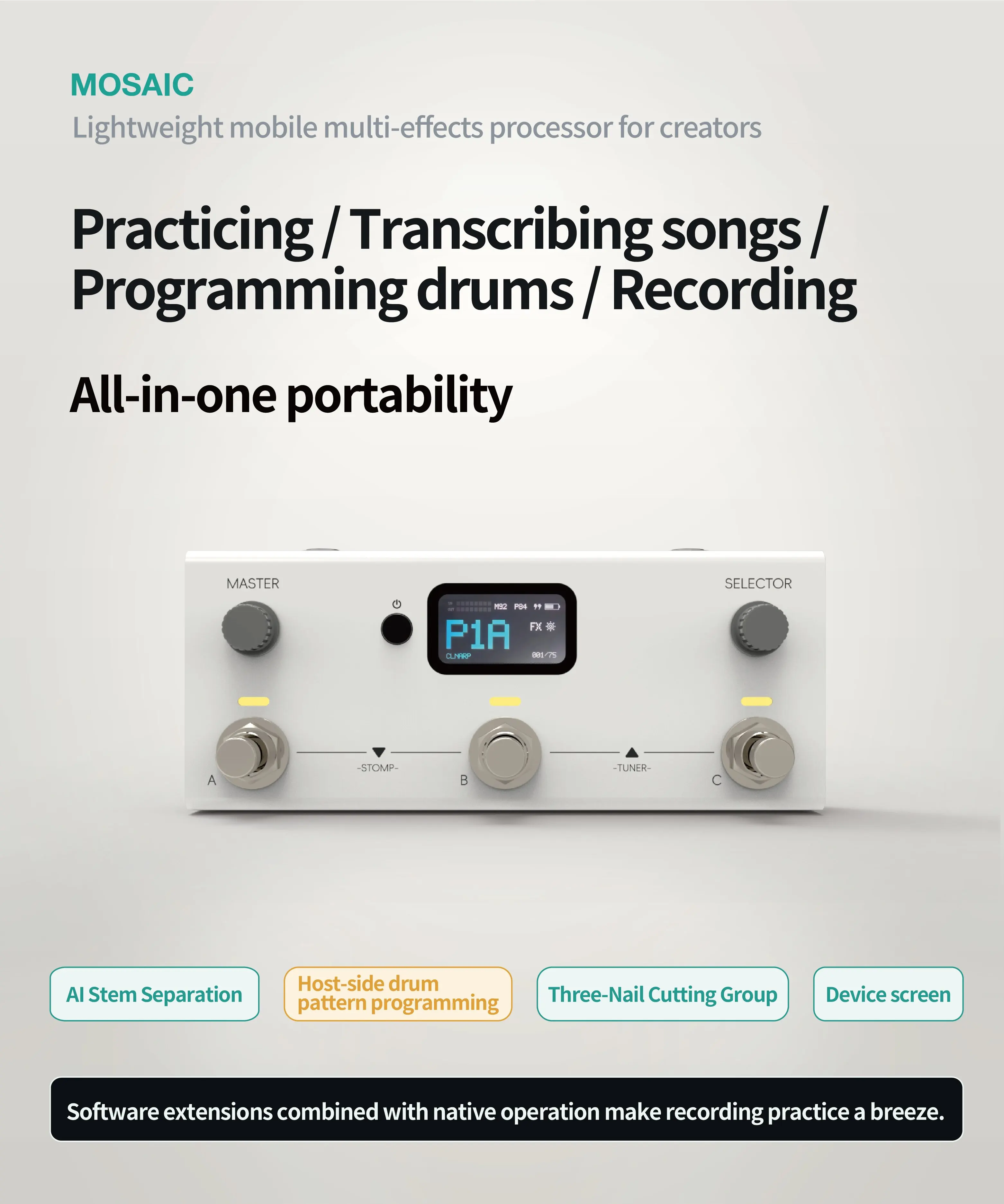 LIVTRA MOSAIC All-in-One Guita - Audio Interface Usb ulasan dan harga