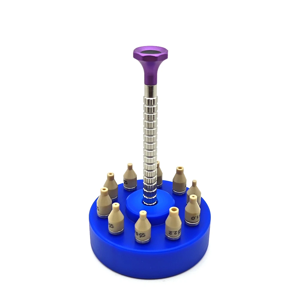 1 Set High Precision Watch Hands Fitting Tool PEEK 10 Sizes Setting Press Presser Setter Watch Repair Install  Tools For Watchmaker