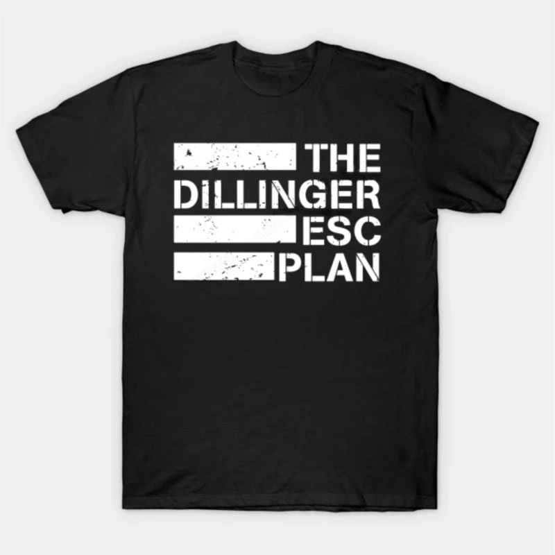 New arrived unisex  tee shirt fashion tshirt tops black short sleeve brand men cotton top The Dillinger Escape Plan T Shirt