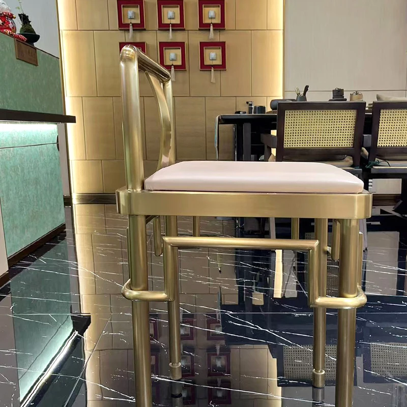 لمخصص الحديثة الفاخرة مقهى كرسي بار شعبية لمكتب الاستقبال في الهواء الطلق تطبيقات الفنادق تصميم النسيج #2