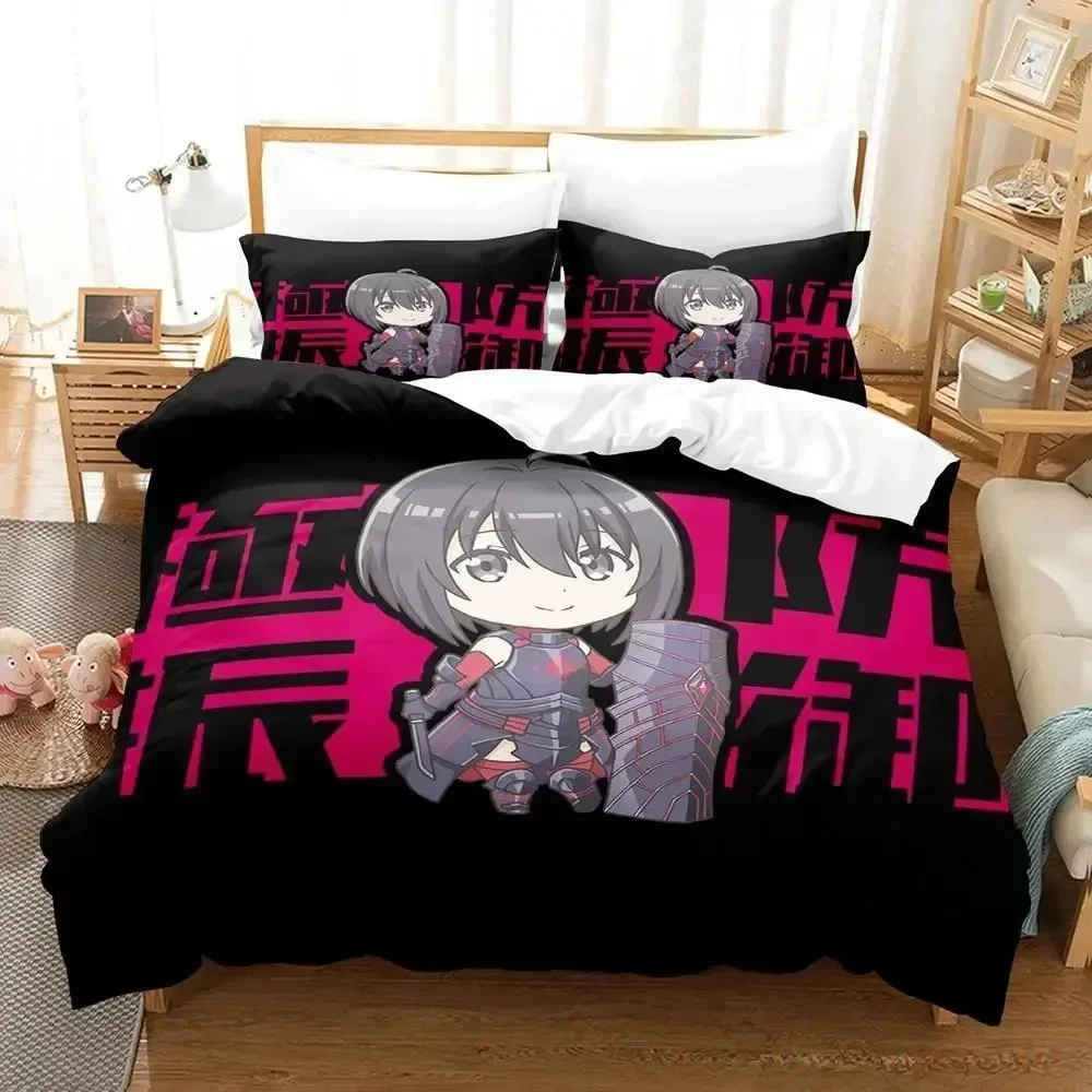 BOFURI I Don’t Want To Get Hurt So I’ll Max Out Bedding Set Bedroom Soft Modern Bedspreads Comefortable Duvet Cover Pillowcase