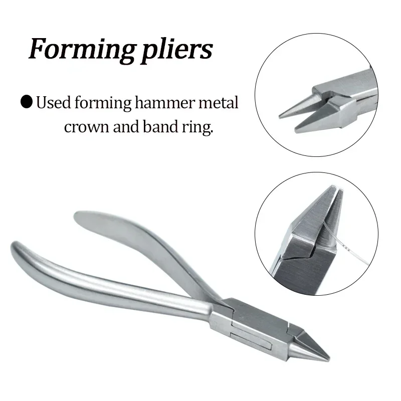 Dental Wire Bending Loop Forming Tools Ortho Wire Braces Orthodontist Pliers Wire Bending Orthodontic Forceps