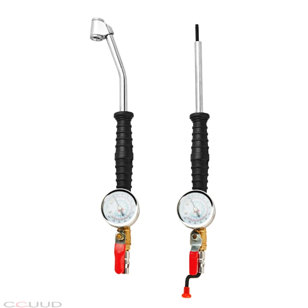 

0-15Bar/220Psi Car Tire Inflator Rod With Tester Tire Pressure Gauge For Truck Motorcycle Repair Tools Universal Tyre Manometro