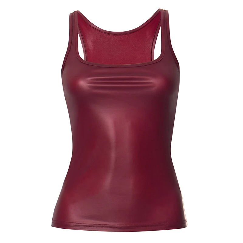 Frauen Solide Quadrat Kragen Tank Top Ärmellose Y2K Koreanische Mode Edgy Sommer Ropa De Mujer Camison Verano