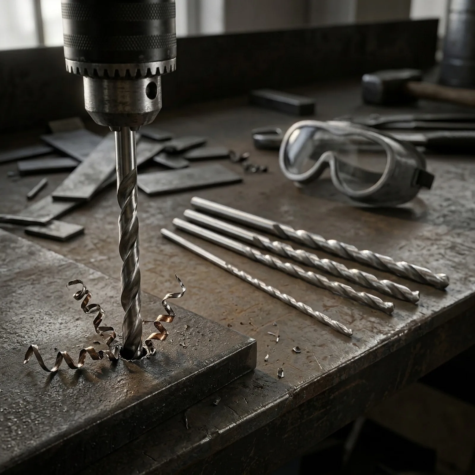 Extra Long Drill Bit 5PCS 200mm Hole Saw Cutter Drilling Kit HSS 6mm Metal Drilling Tool Set Suitable For Steel Aluminum Copper