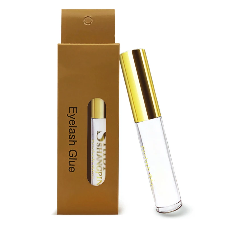 Esparadrapo falso da sobrancelha da pestana de 5ml, cola da pestana, colagem do chicote, colagem forte do chicote do olho da posse, segura na pele, cola preta/branca dos cílios