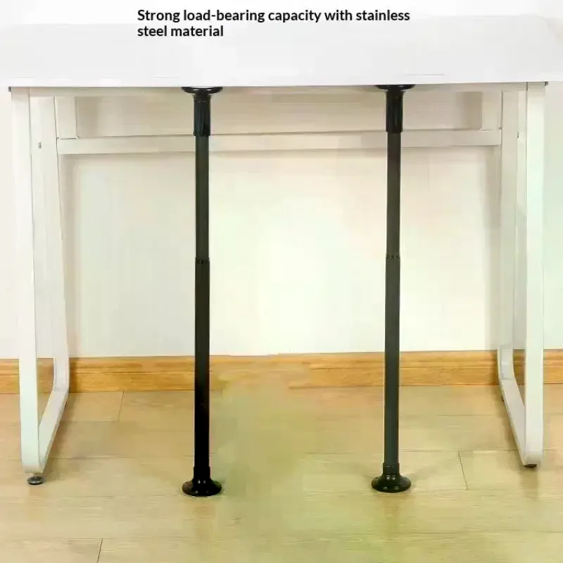 Stainless Steel Furniture Anti-fall Pull Rod Adjustable Support Rod Jack Type Desk Cabinet Support Leg Kitchen Sink Installation