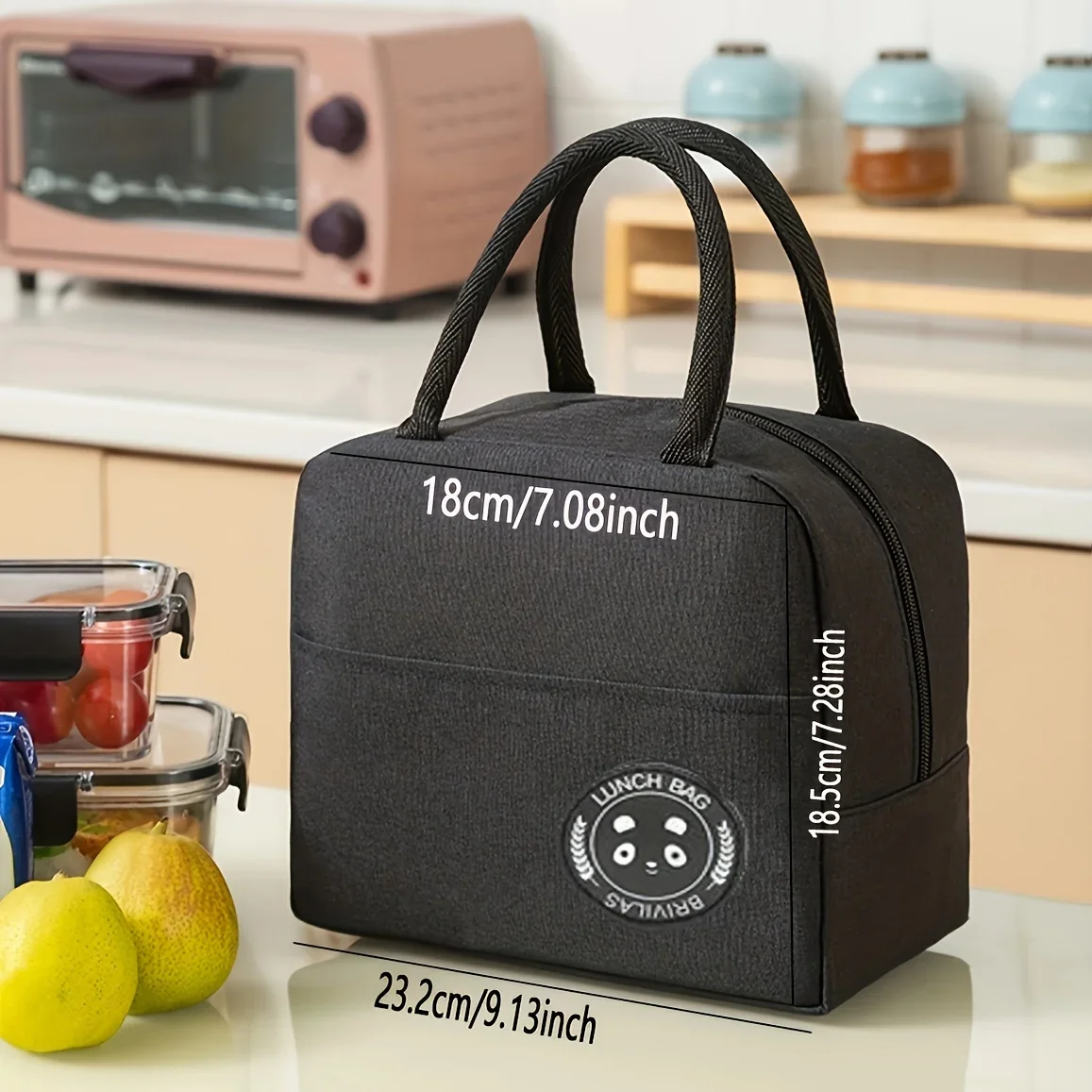 Lunch Bag Lunch Box per donna uomo borsa termica riutilizzabile per il pranzo, borsa termica a tenuta stagna per borse per alimenti