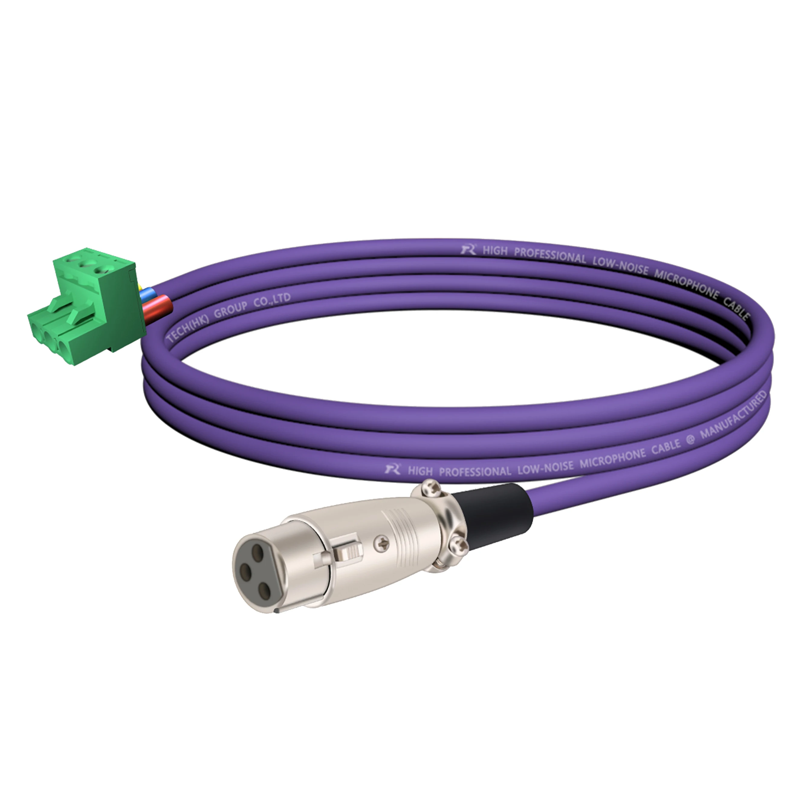 XLR-auf-Phoenix-Kabel, 3-poliger XLR-Stecker/Buchse auf PHX3M/2EDG 5.08 PCB-Schraubklemmenadapter mit sicherem Endstück, geräuscharm – Detail 16